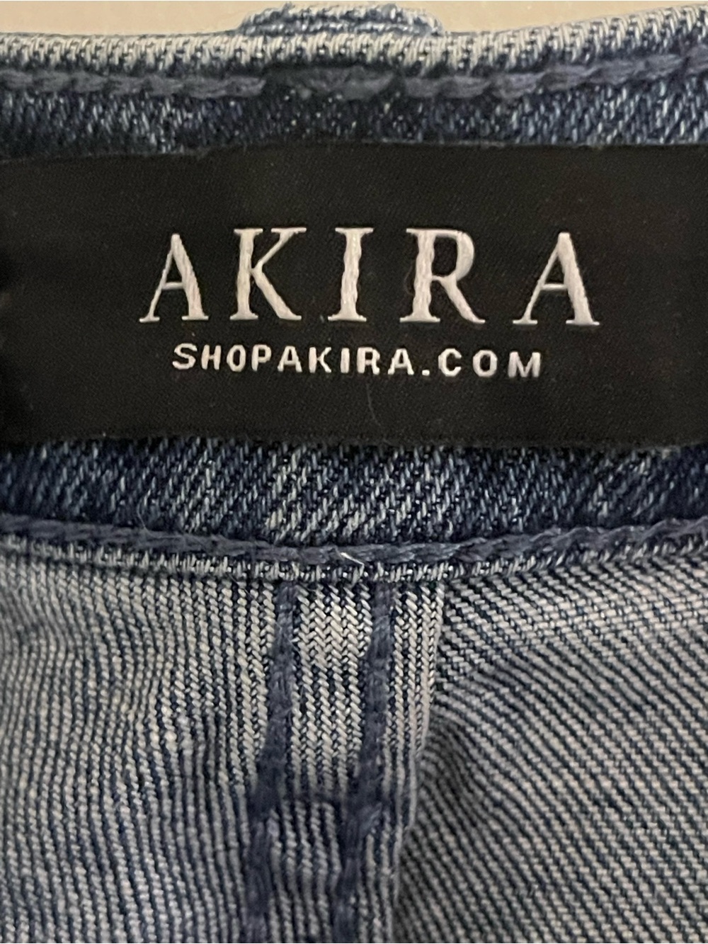 AKIRA High Rise Rhinestone Skinny Jeans - Picture 4 of 8